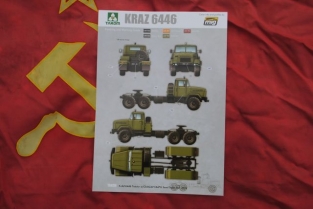 TAKOM 2019 UKRAINE KRAZ-6446 TRACTOR with ChMZAP-5247G SEMI TRAILER 